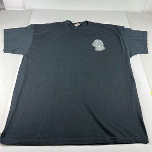 Y2K Coin Weed Shirt Extra Extra Large Black Faded United Smokers Of America Tee